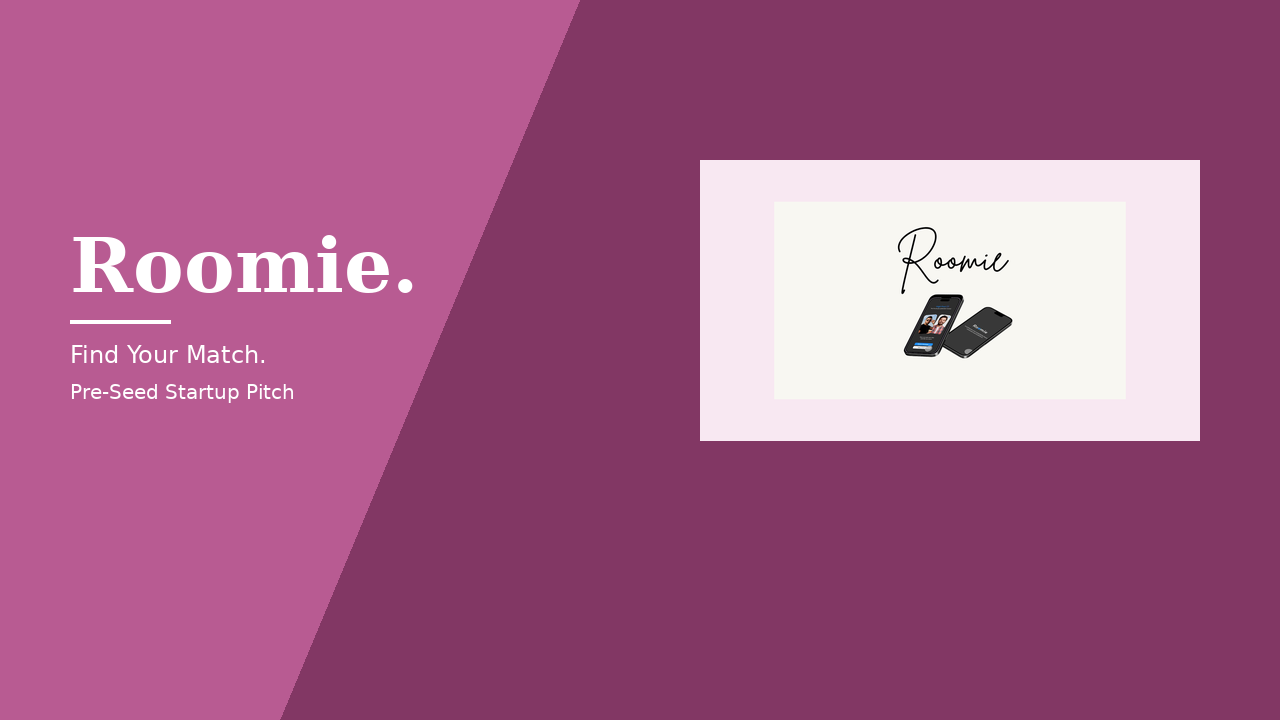 Roomie Startup Pitch